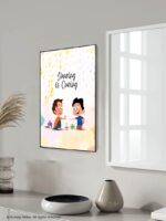 Kids Room Motivational Quote Wall Frames - Theme: Sharing is Caring(A4 size)