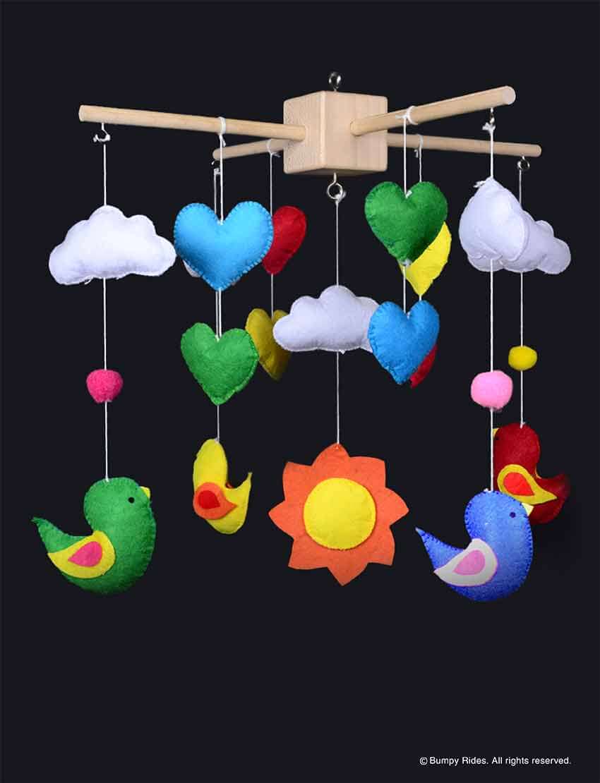Baby Crib Mobiles | Home Décor Mobiles | Baby Play Gym Mobiles | Felt Soft Toys for Newborn babies