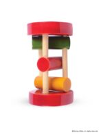 Wooden Rolling Rattle