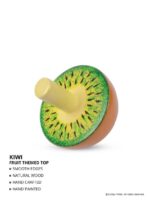 Spinning Fruit Tops - Pomegranate & Kiwi Fruit 2 Combo Pack