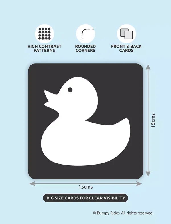 Baby Visual Stimulation Cards for 0 to 12 months