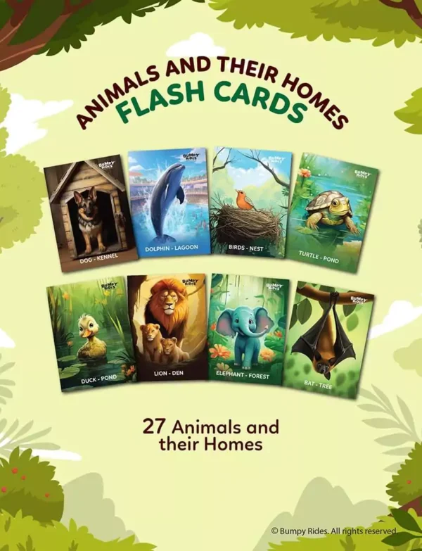 Animals and their Homes - Flash Cards