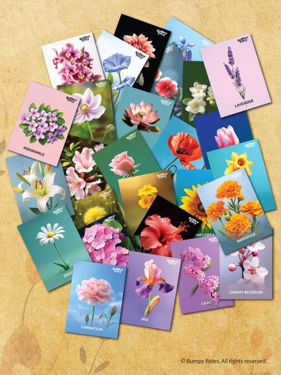 Flower Flashcards for Kids