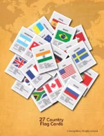 Country Flags Flash Cards for Kids